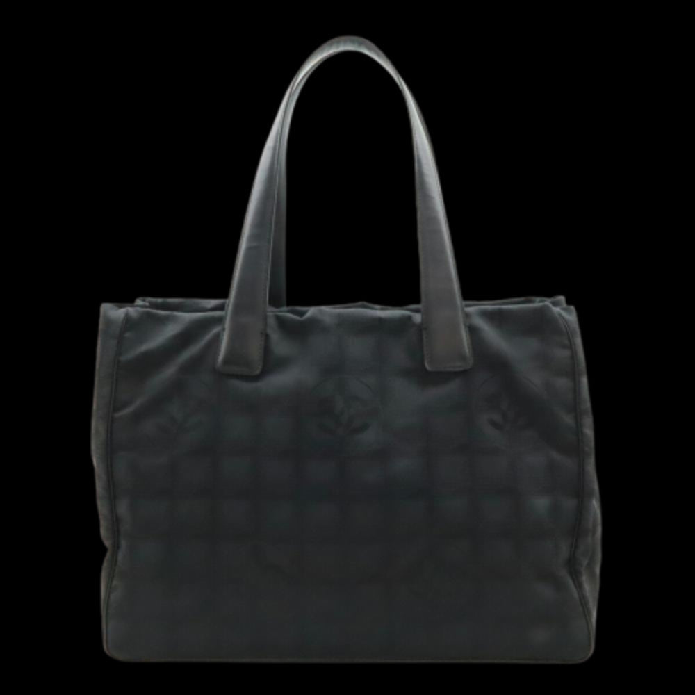 Black Nylon Chanel Travel Line
