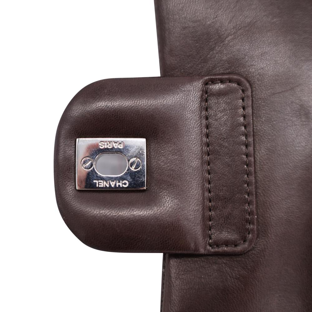 Brown Leather Chanel Flap Bag