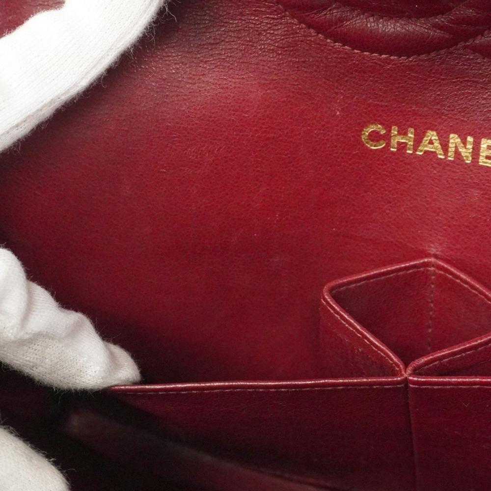 Brown Leather Chanel Flap Bag
