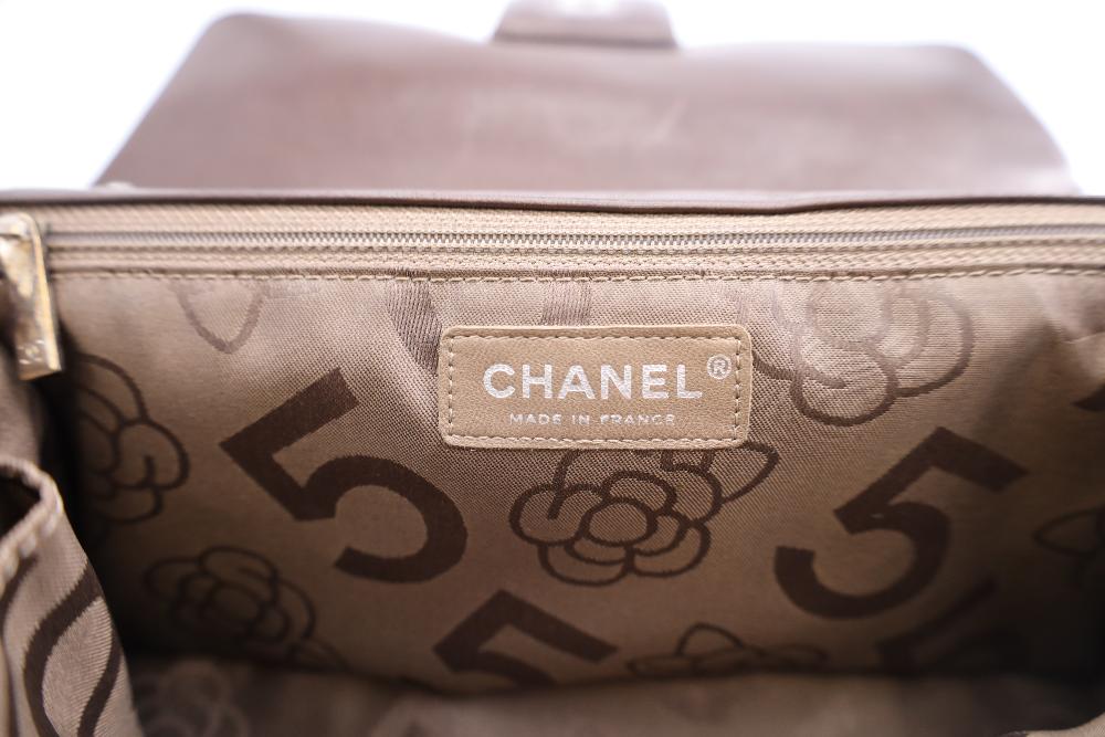 Brown Leather Chanel Flap Bag