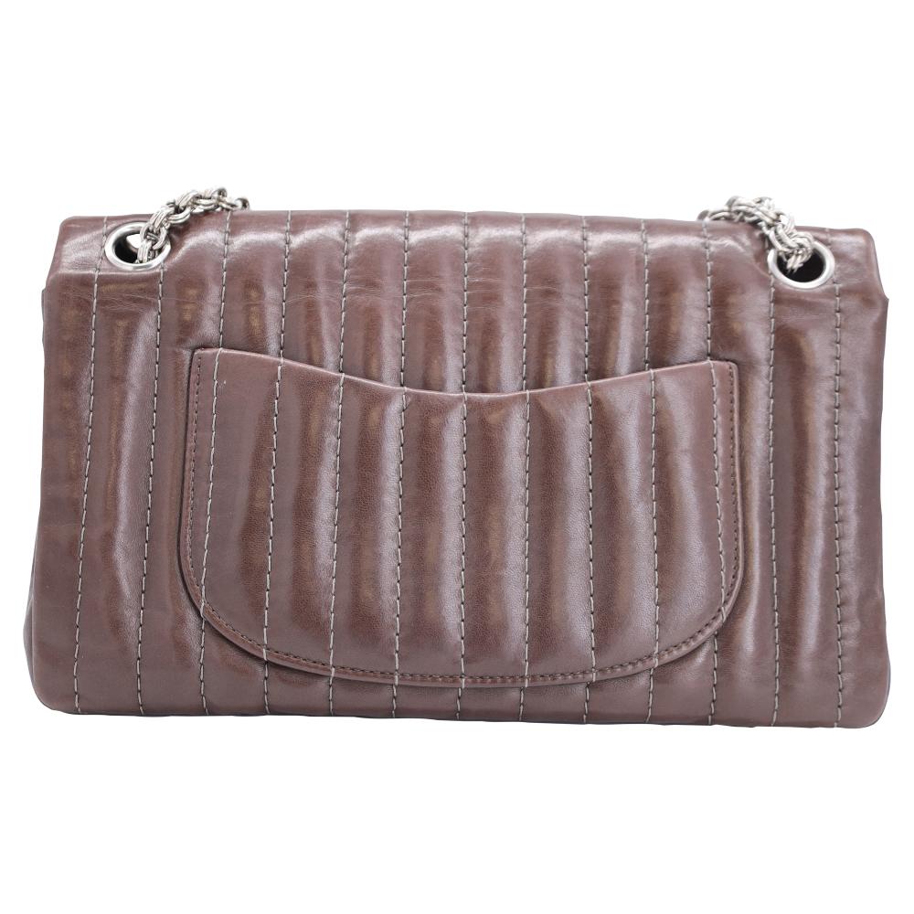 Brown Leather Chanel Flap Bag