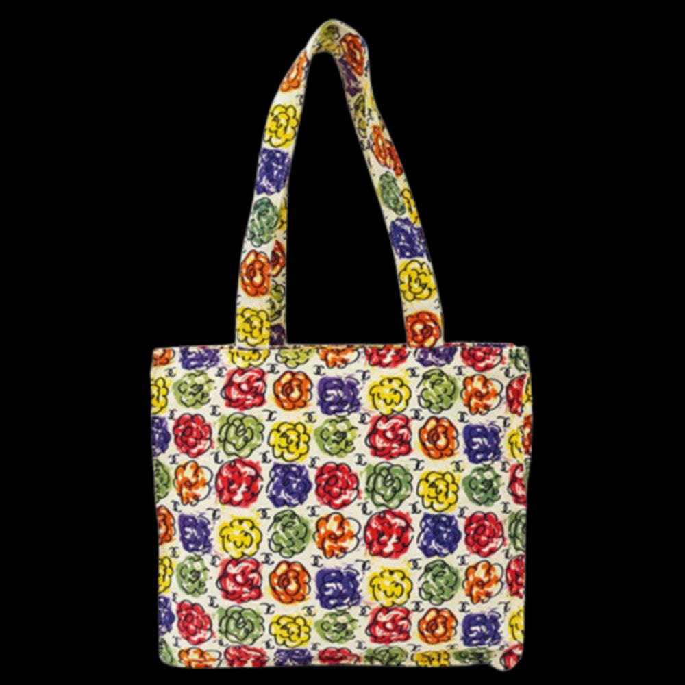 Multicolor Nylon Chanel Tote