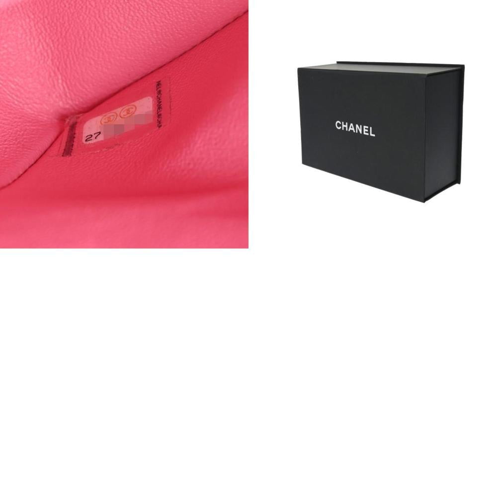 Pink Leather Chanel Flap Bag