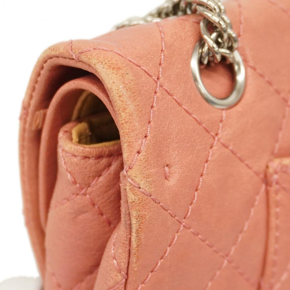 Pink Leather Chanel Flap Bag