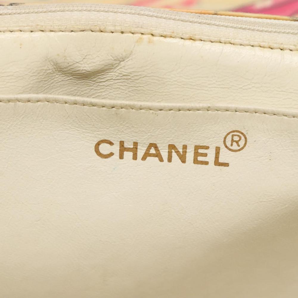 Pink Vinyl Chanel Flap Bag