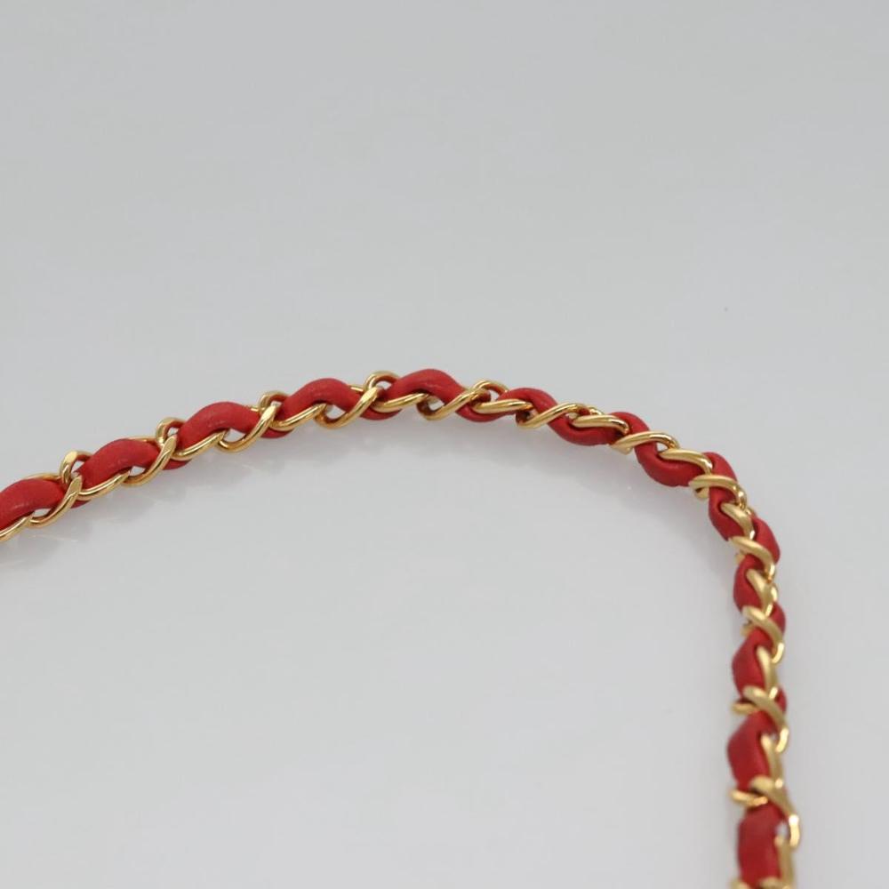 Red Leather Chanel Flap Bag