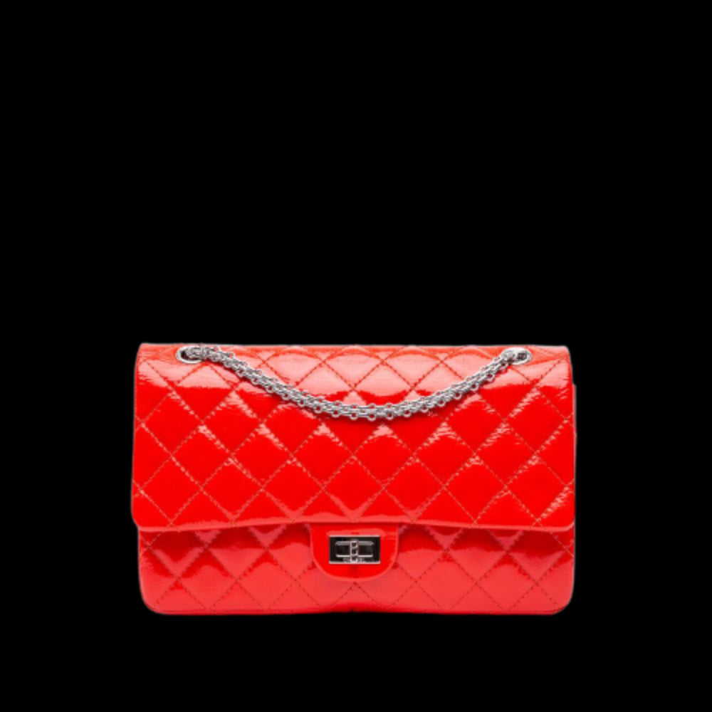 Red Leather Chanel Flap Bag