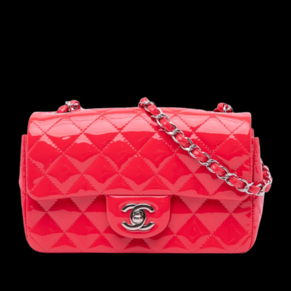Red Leather Chanel Flap Bag