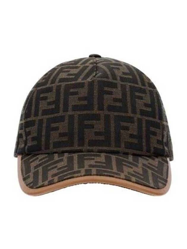Fendi FF Monogram Ball Cap Brown