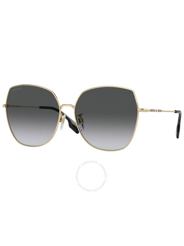 Burberry Burberry Polarized Grey Gradient Butterfly Ladies Sunglasses BE3136D 1109T3 60