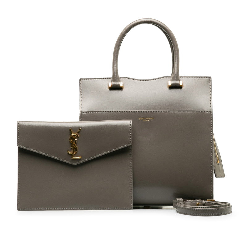 Saint Laurent Uptown Handbag 2WAY 561203 Gr Leather Saint Laurent