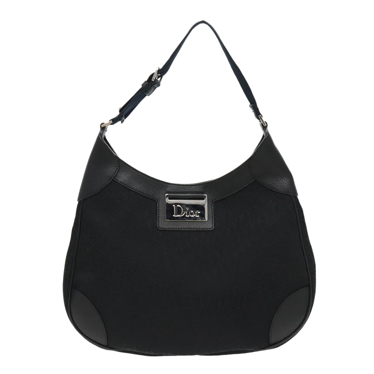 Dior Diorissimo Canvas Shoulder Bag (Pre-Owned)