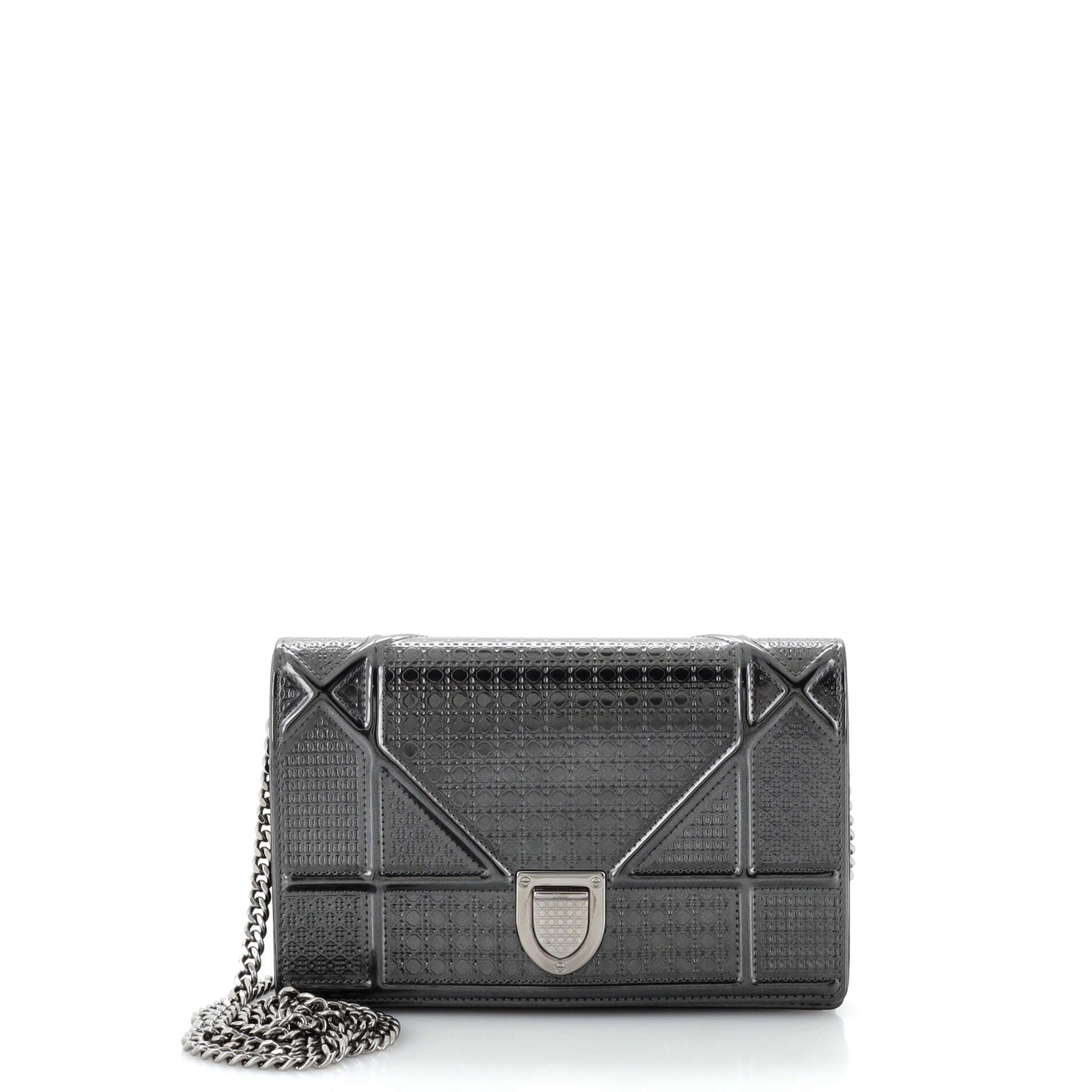 Dior Diorama Wallet on Chain Cannage Embossed Calfskin