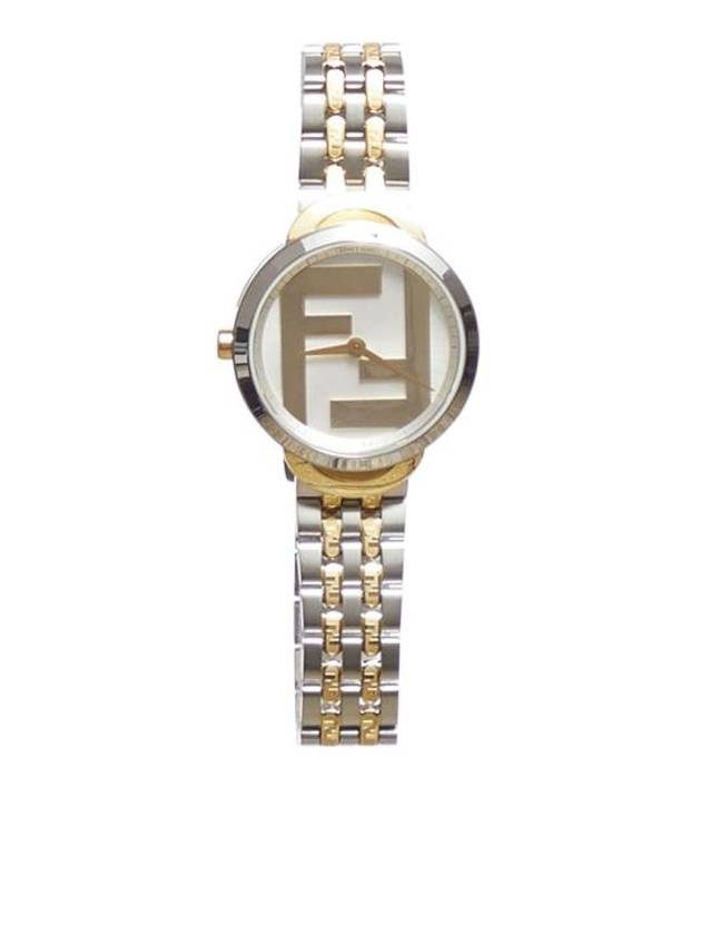 Fendi Forever Fendi Round 30mm Stainless Steel Watch Gold