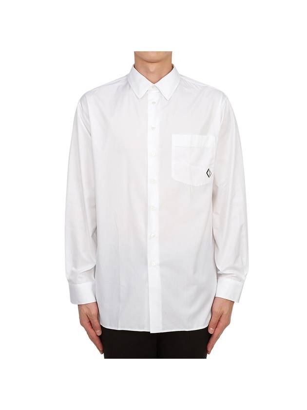 CD Diamond Over Long Sleeve Shirt White Dior