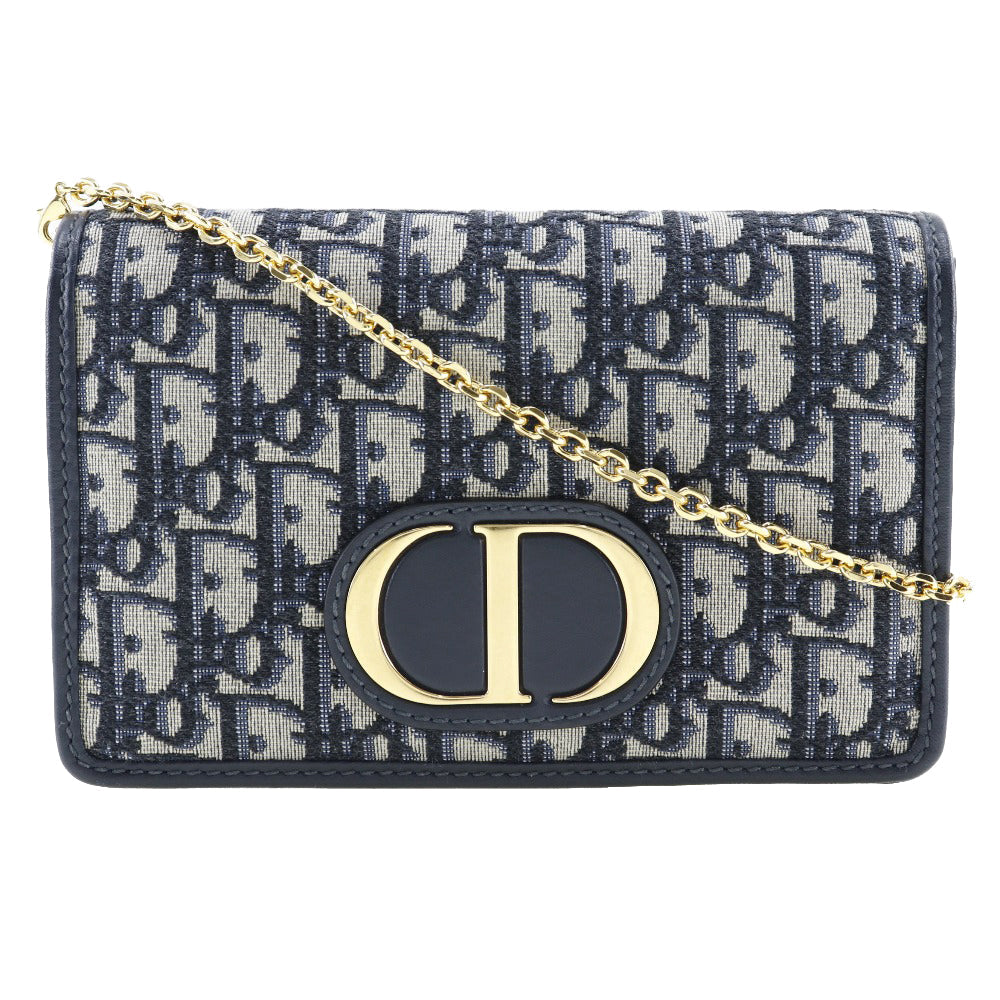 Dior 30 Montaigne Canvas Shoulder Bag (Pre-Owned)