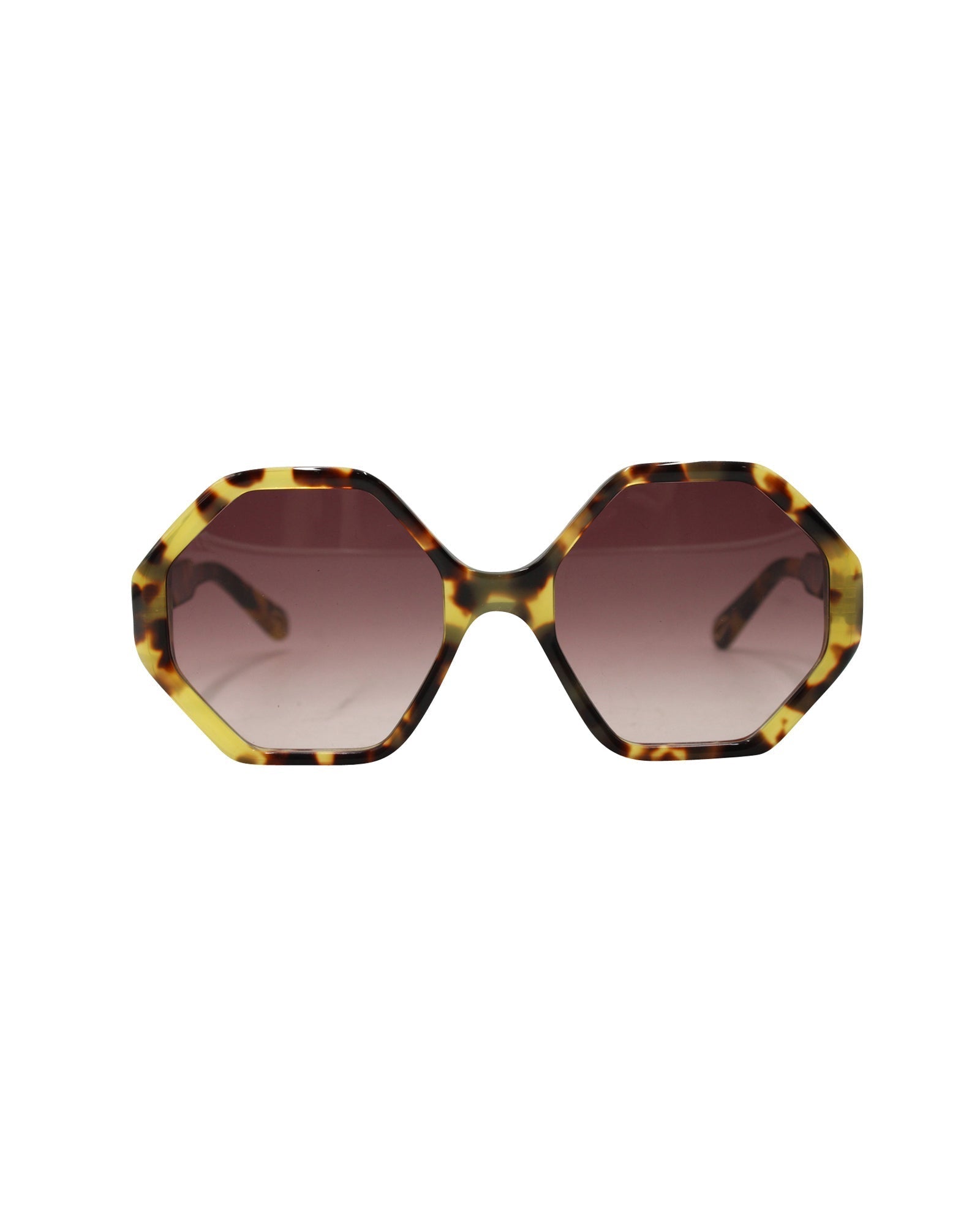 Chloe Willow CE750 Sunglasses in Yellow Acetate