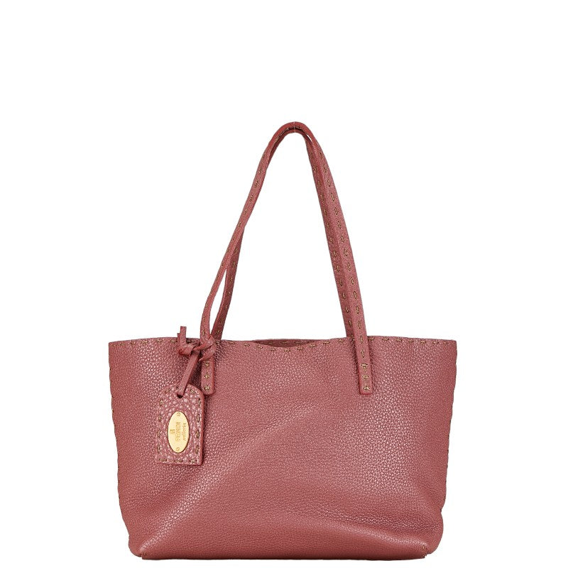 Fendi Selleria Handbag 8BH099 Pink Leather Fendi