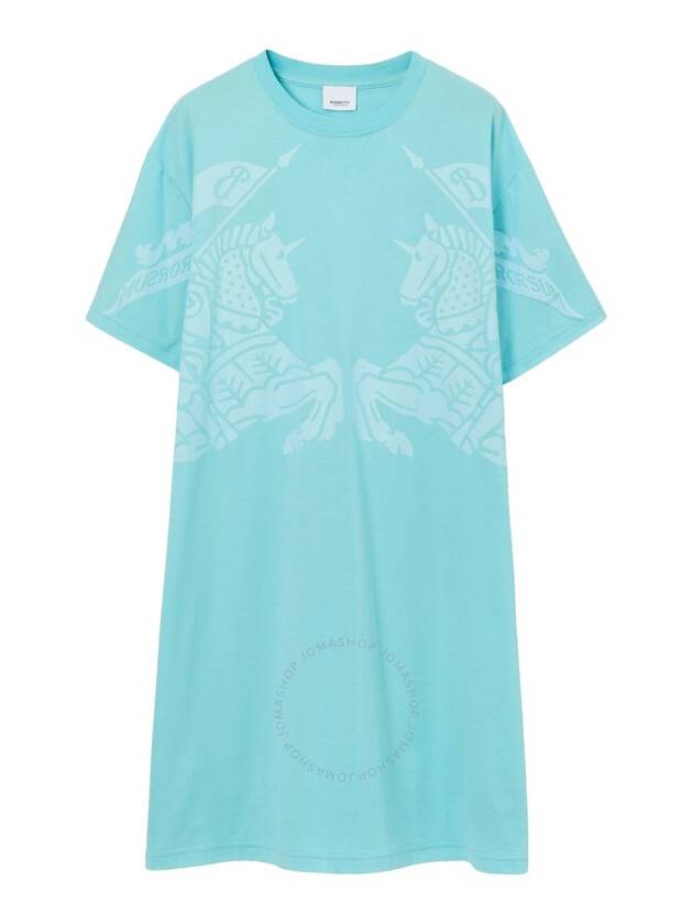 Burberry Burberry Connie Mirrored EKD Print Cotton T Shirt Dress Size Small