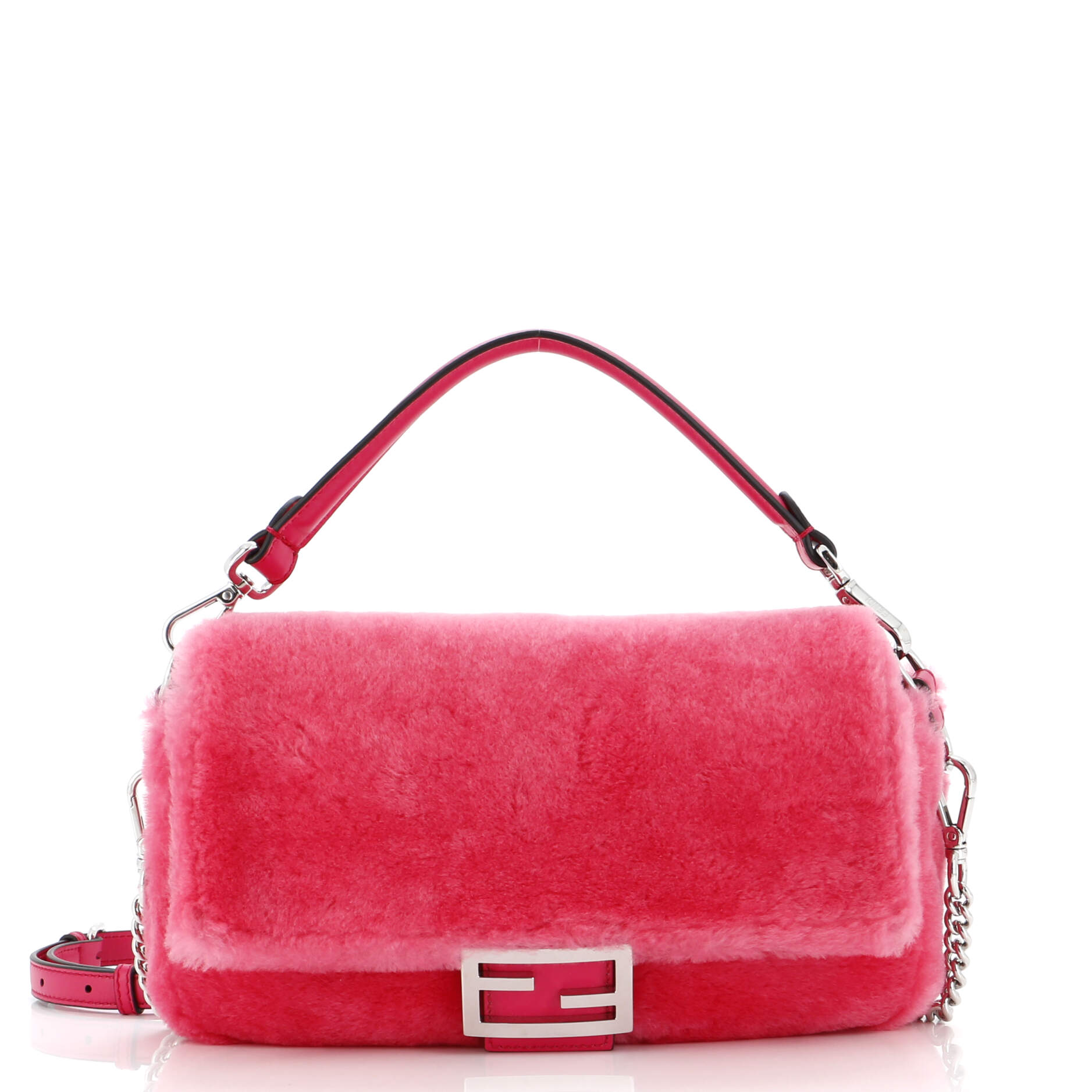 FENDI Baguette NM Bag Shearling Medium