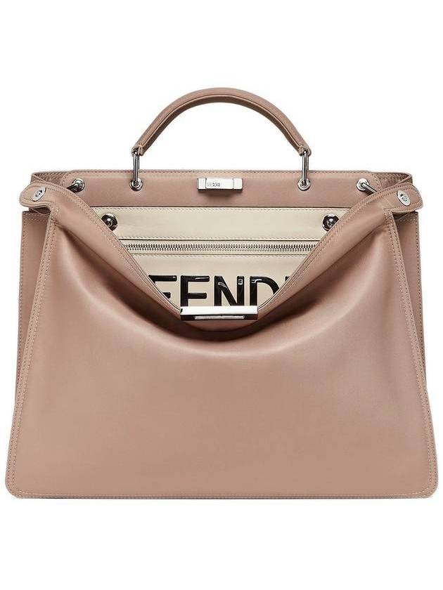 Fendi Peekaboo ISeeU Medium Tote Bag Beige