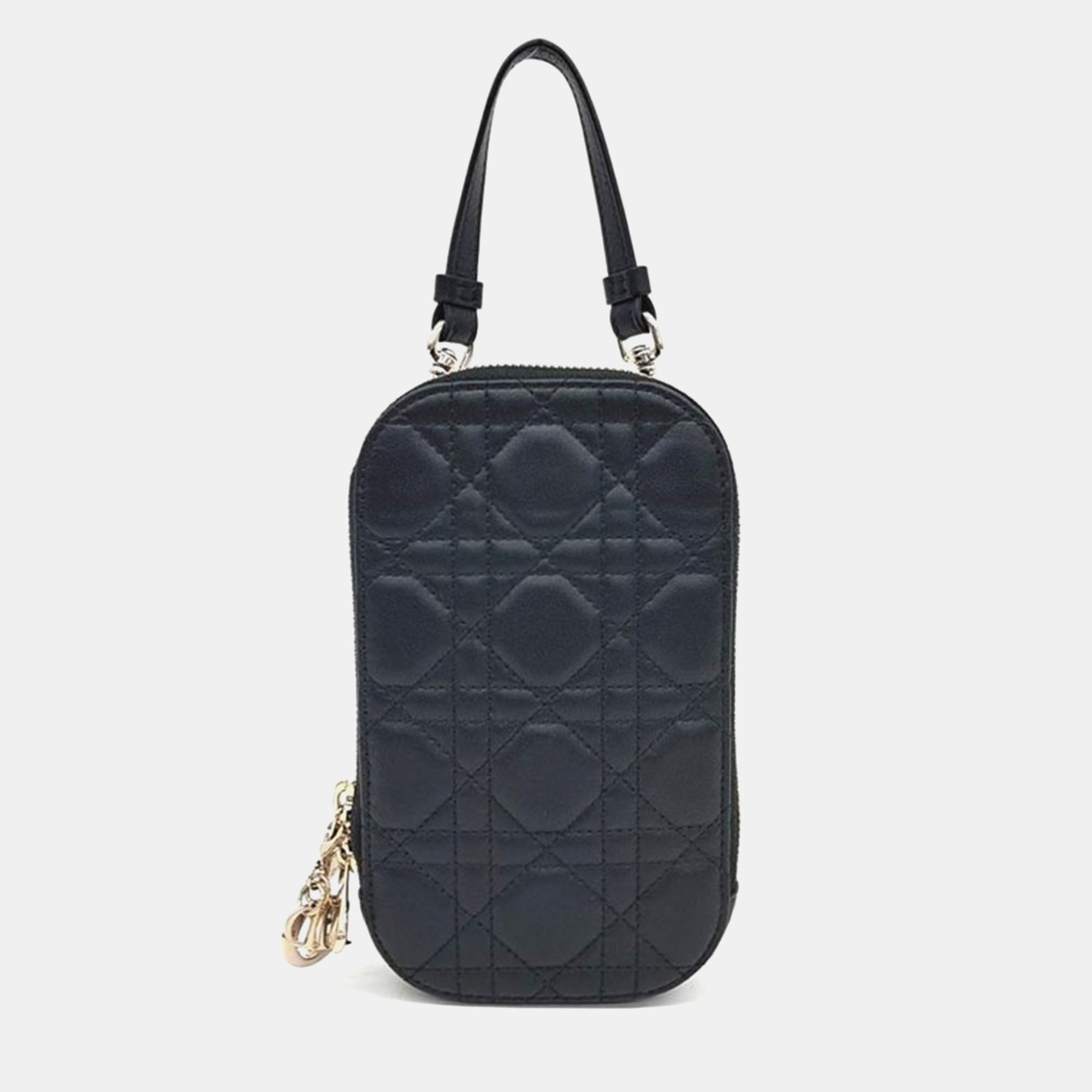 Dior Christian Phone Holder Crossbody Bag