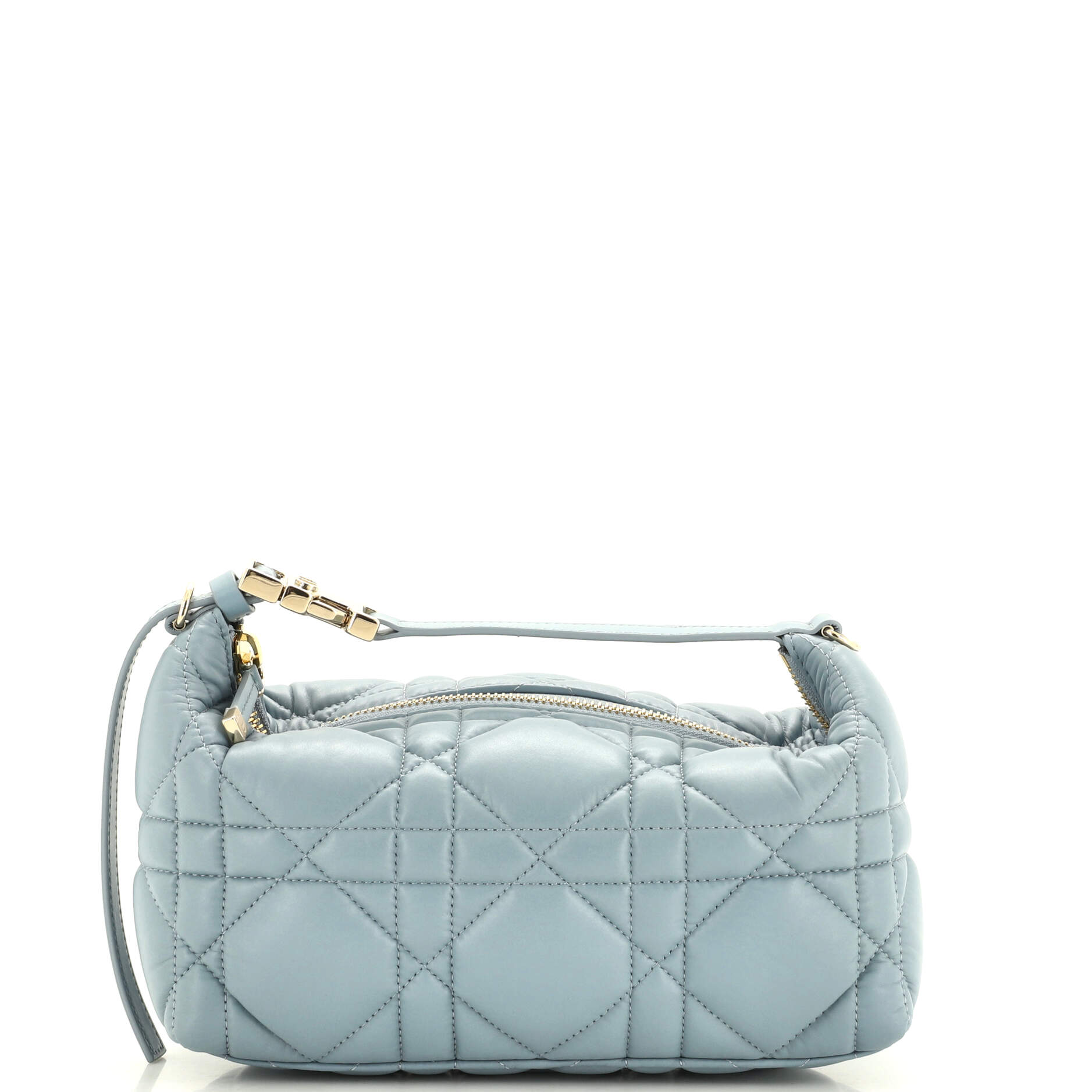 Dior DiorTravel Nomad Pouch Macrocannage Quilt Calfskin Medium