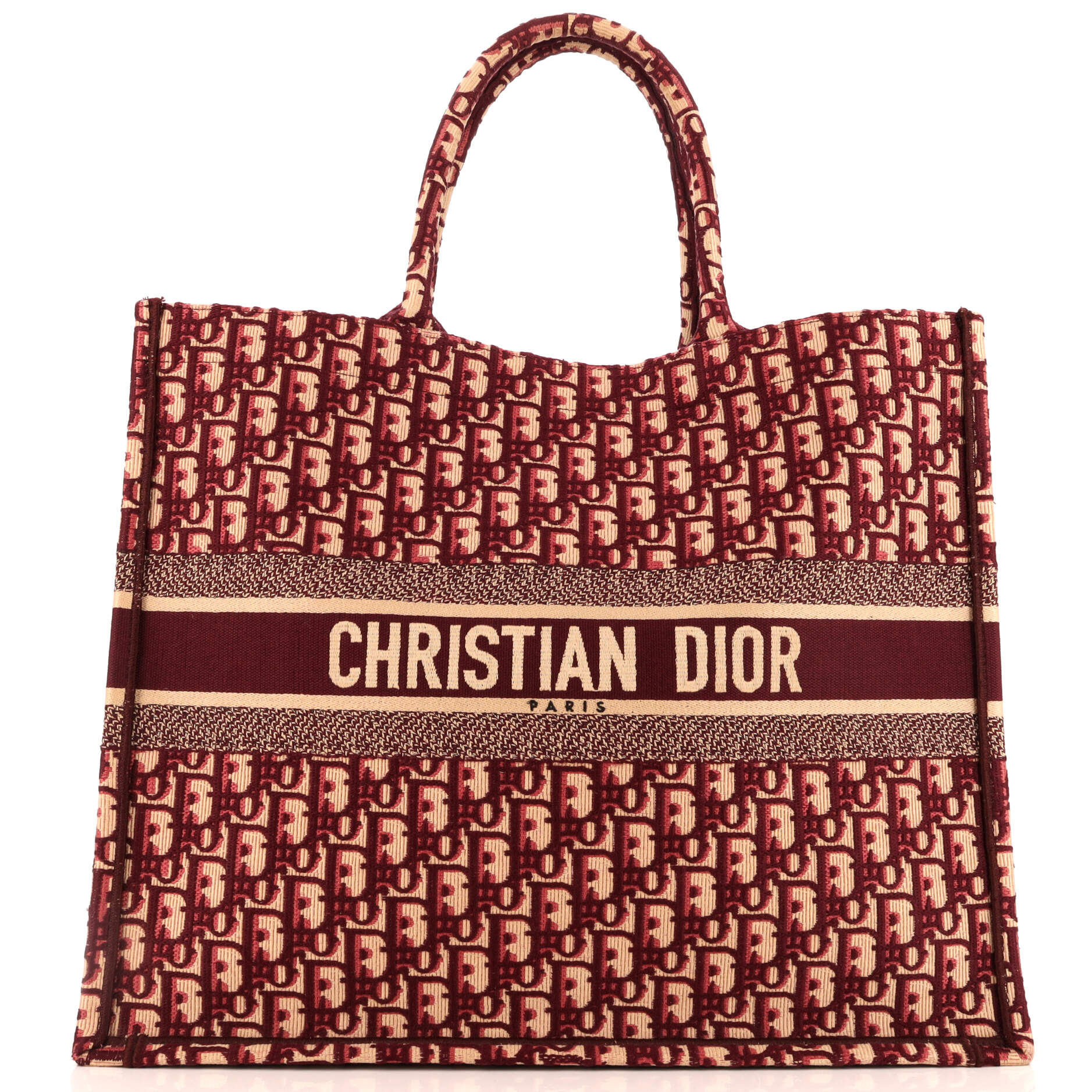 Dior Book Tote Oblique Canvas Large
