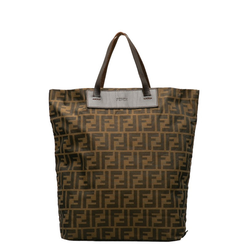 Fendi Brown Zucca Tote Handbag