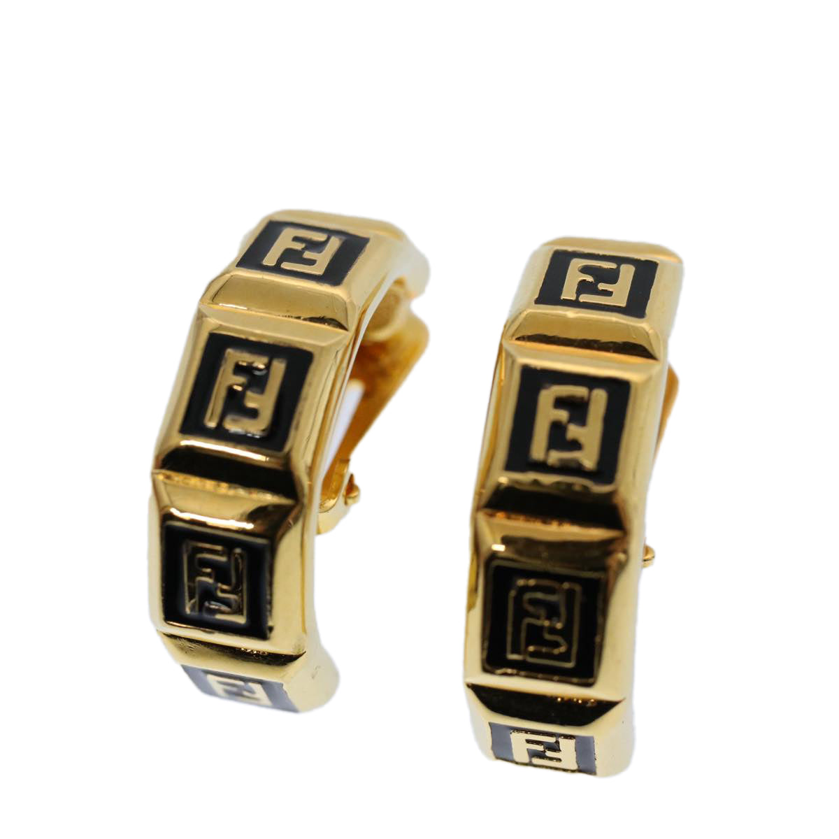 FENDI Earring Gold Toneep1766