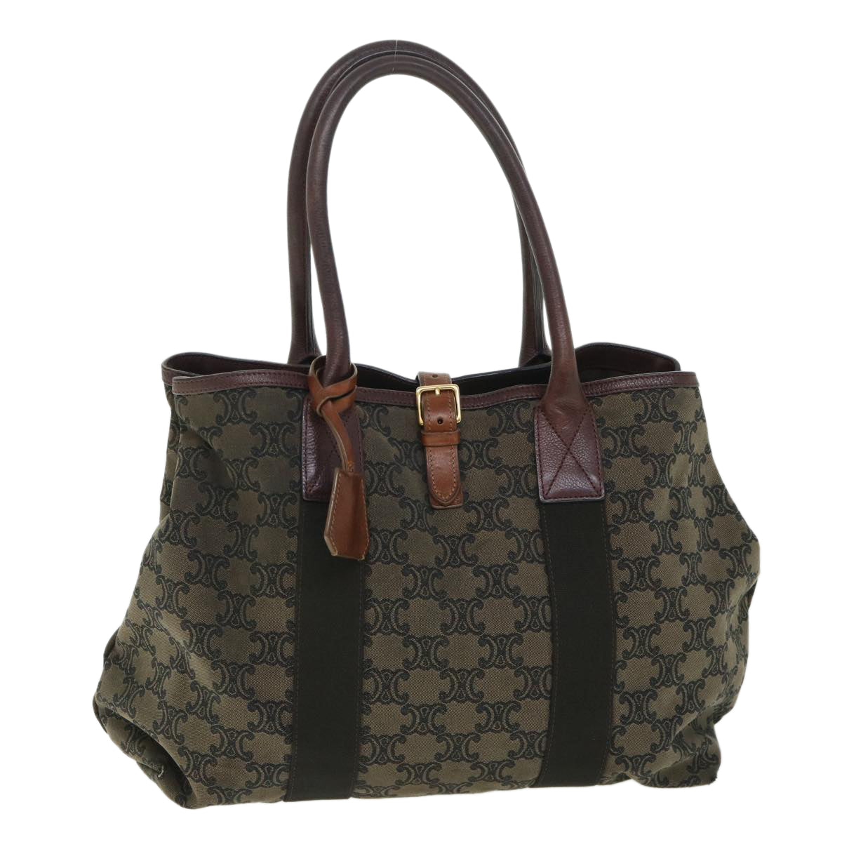 CELINE Macadam Canvas Shoulder Bag Brown ep1795