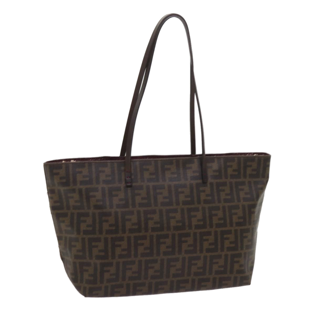 FENDI Zucca Canvas Tote Bag Black Brownep3087