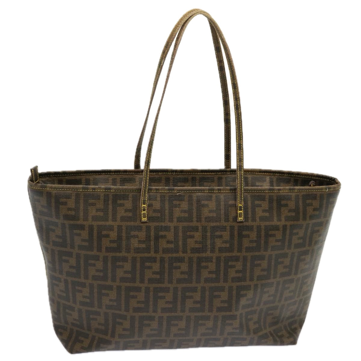 FENDI Zucca Canvas Tote Bag Black Brownep3963