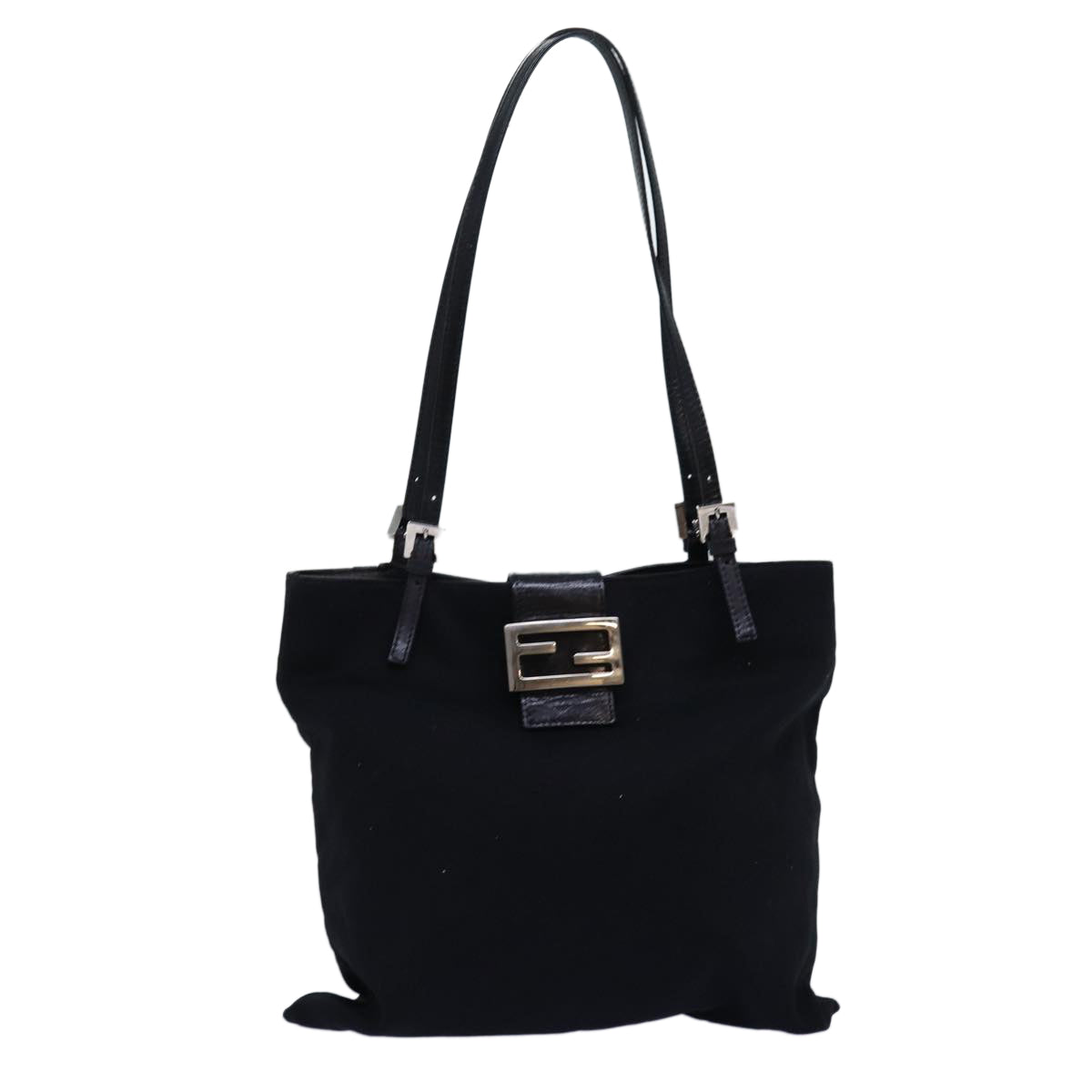 FENDI Tote Bag Nylon Blackep4415