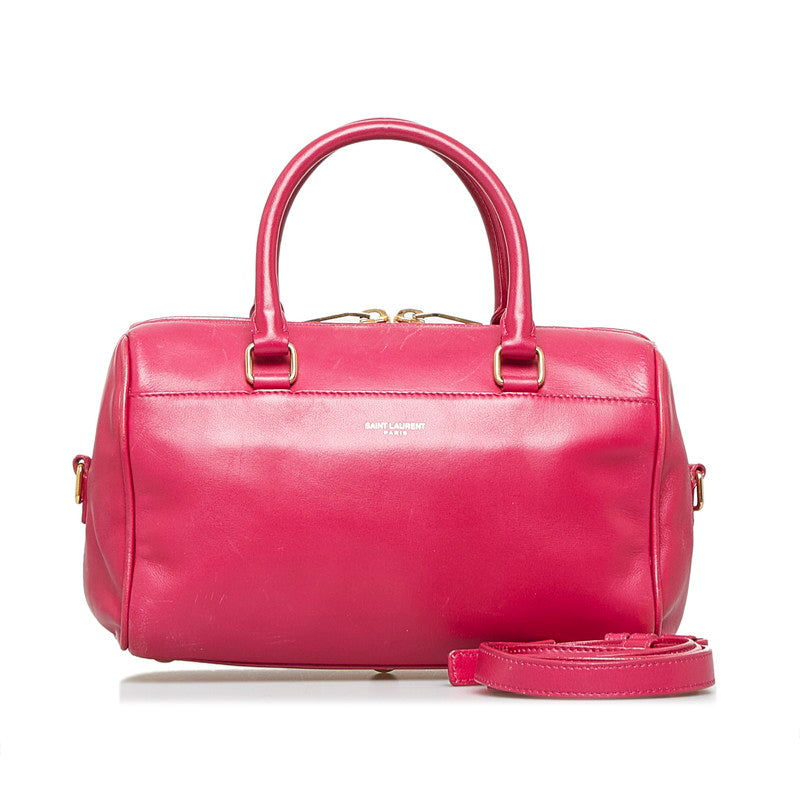 Saint Laurent Duffle Bag in Calf Leather Pink 330958