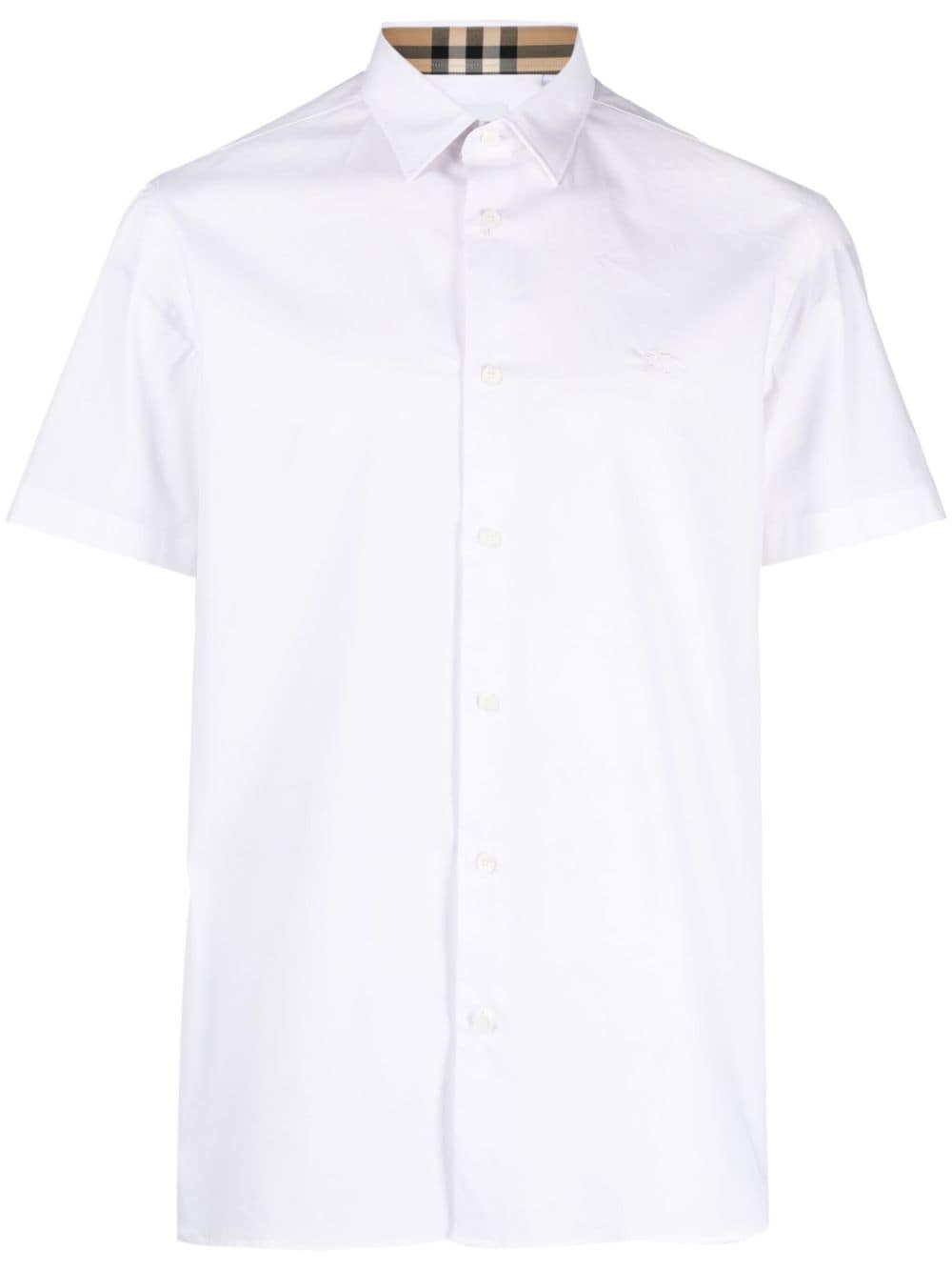 Burberry Men Ekd Logo Cotton Shirt