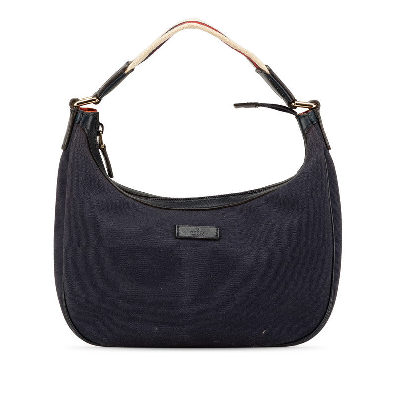 Gucci Sherry Line Canvas Leather Handbag
