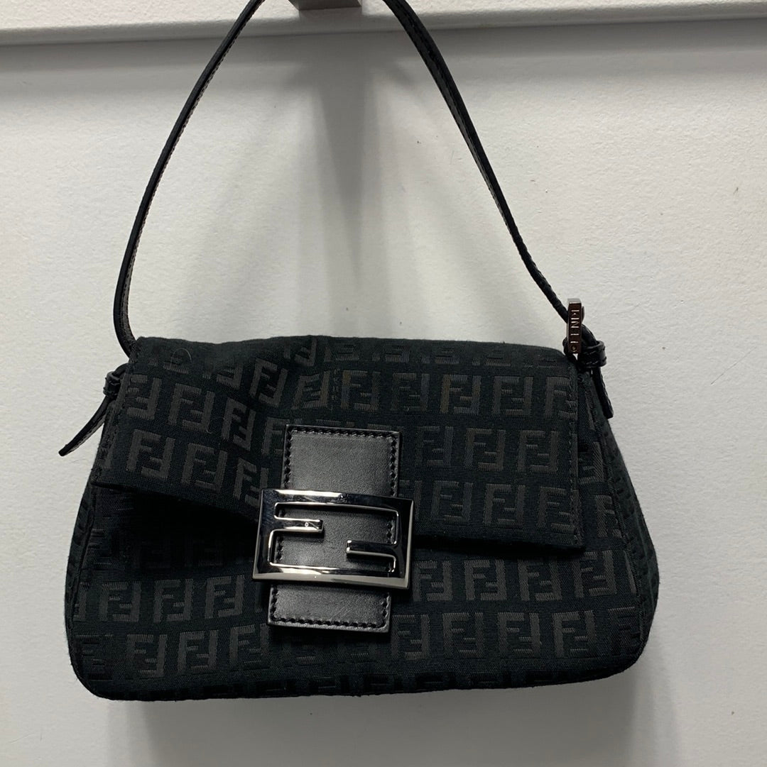 Fendi Zucchino Mini Mama Baguette Bag