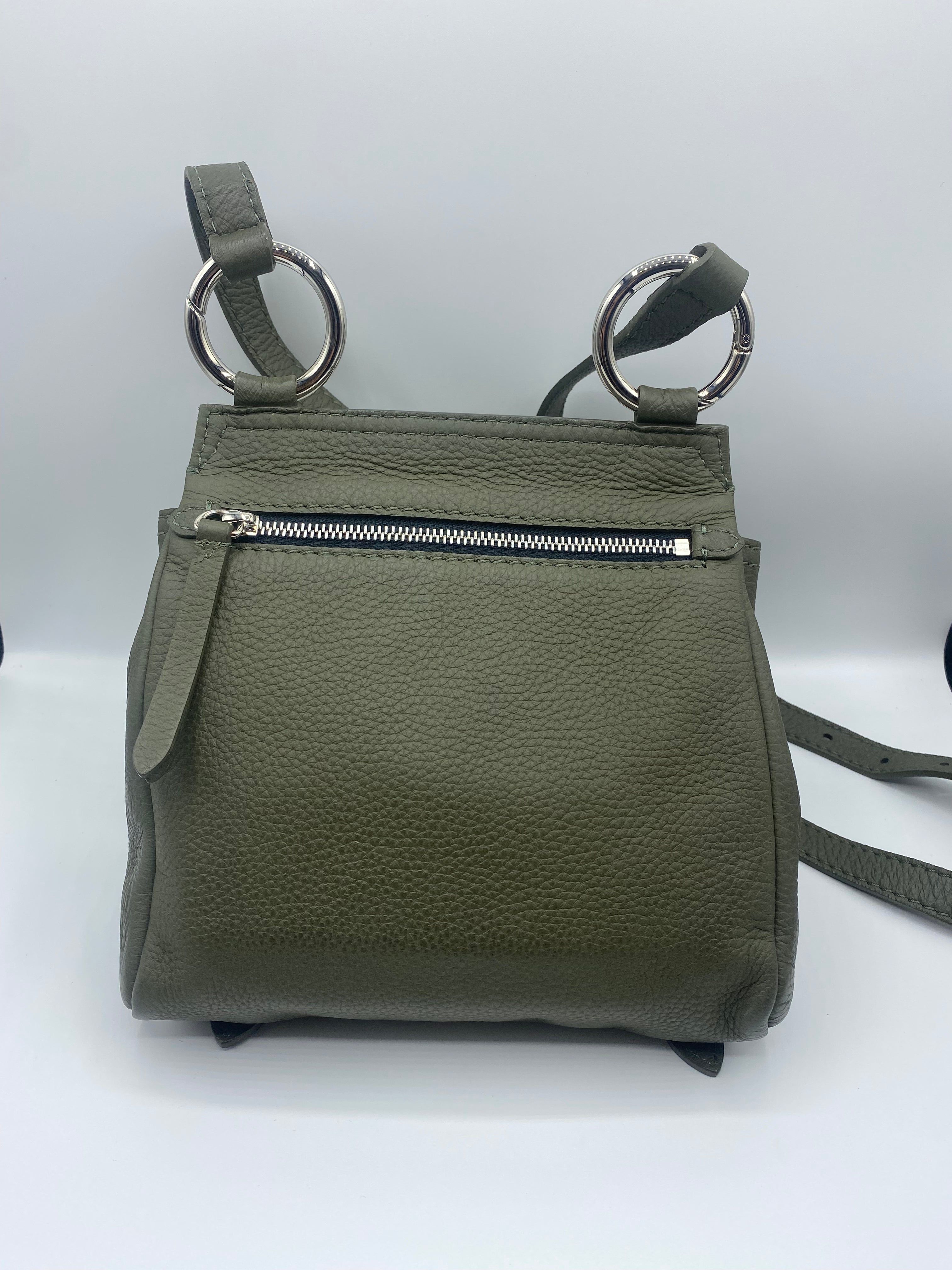 Burberry Green Leather cross Body Bag