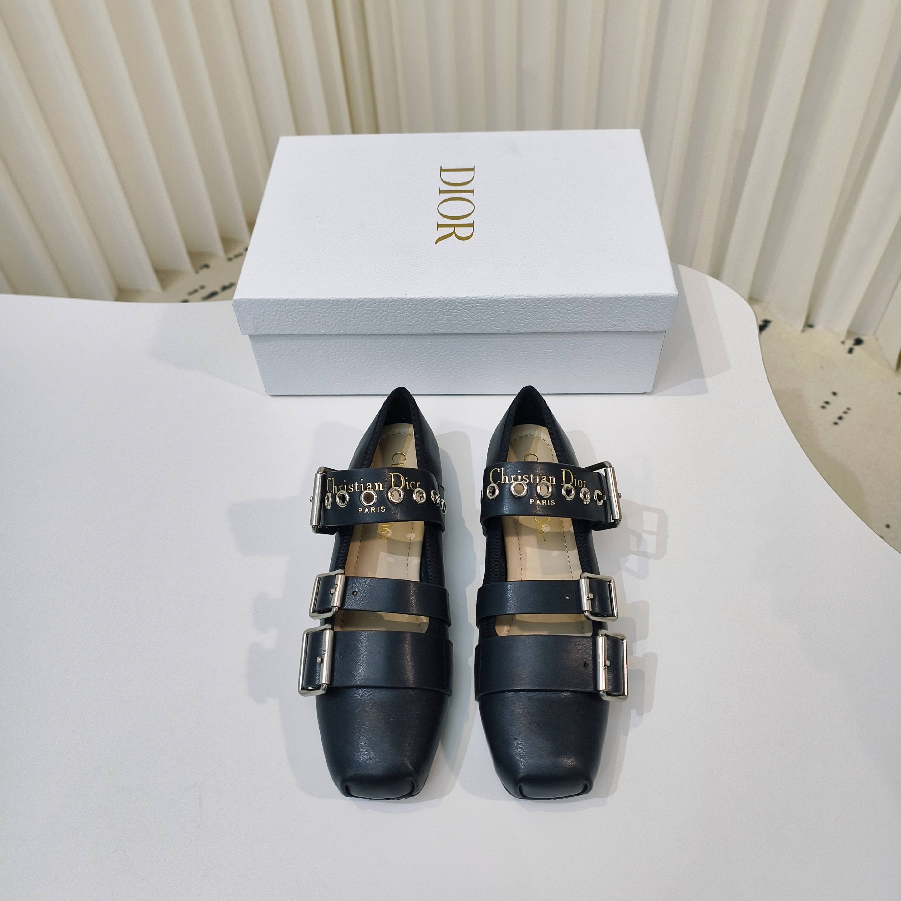 DIOR 25 Punk Ballet Flat Calfskin and Suede 237991