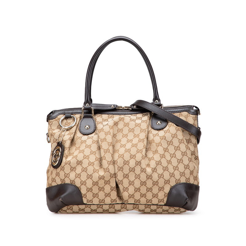 Gucci Sukey GG Canvas 2way bag