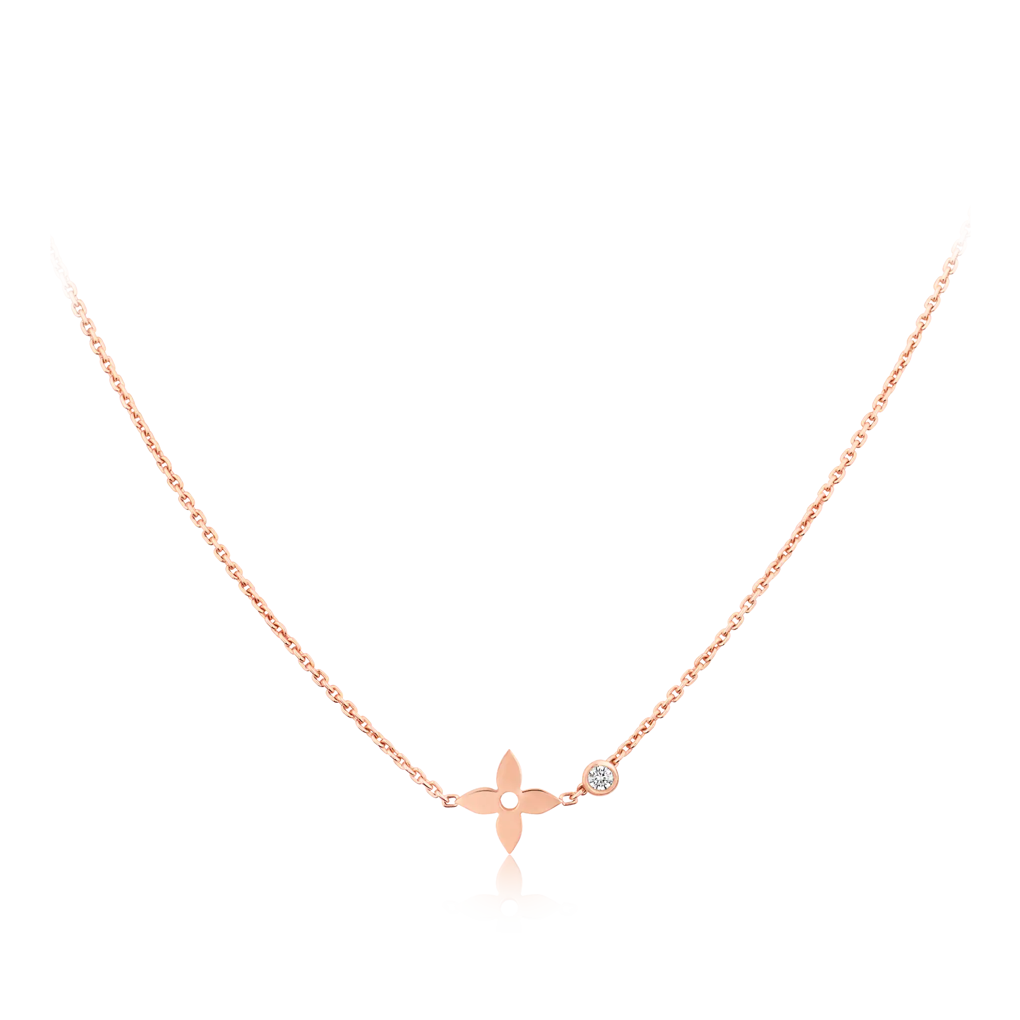 Louis Vuitton BLOSSOM PENDANT PINK GOLD AND DIAMOND