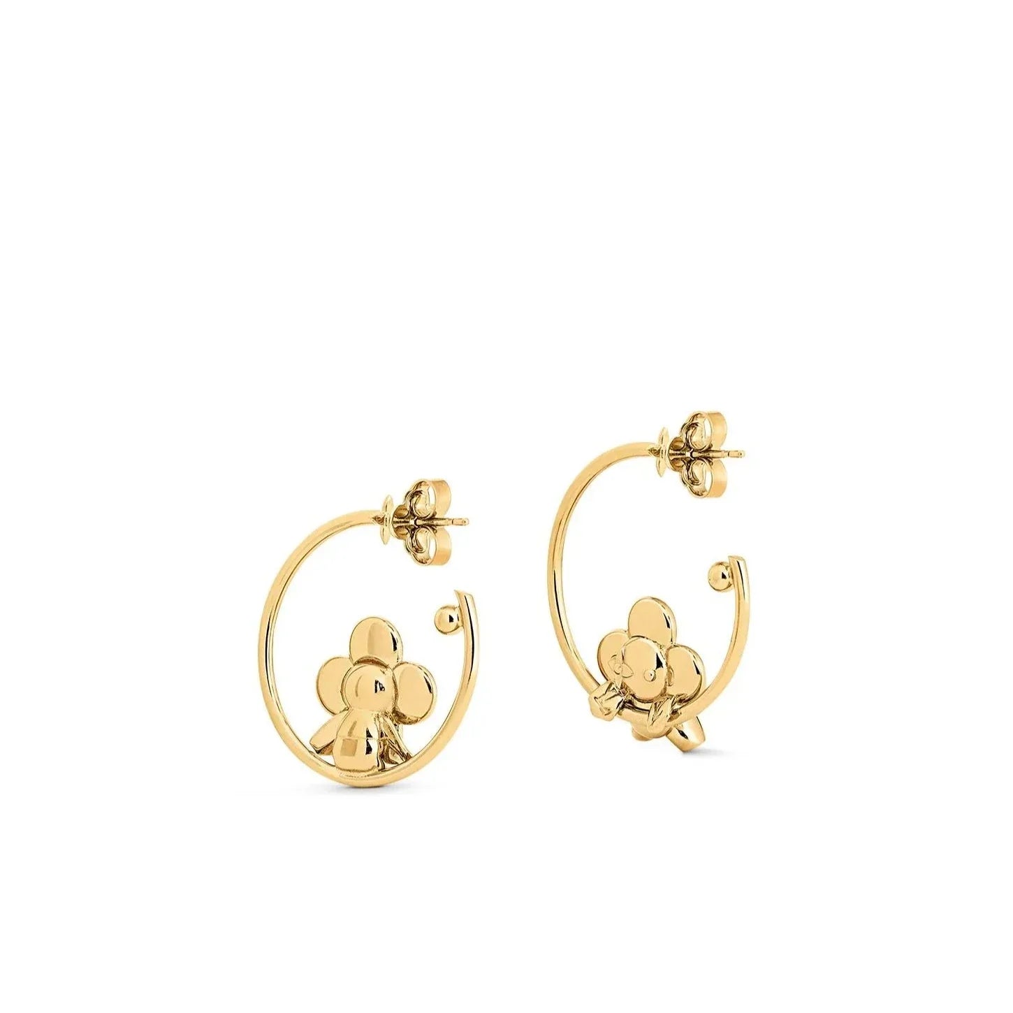 Louis Vuitton VIENVIEN GOLD HOOP EARRINGS