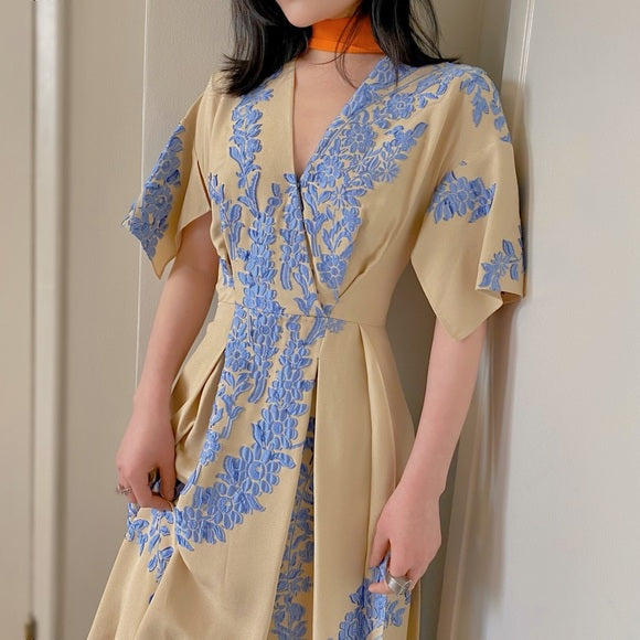 FENDI lace maxi dress