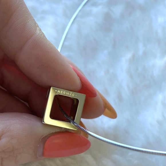 HERMES CAGE D'H NECKLACE