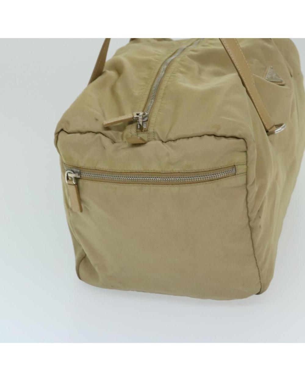 Beige Nylon Prada Handbag