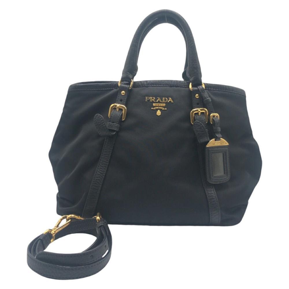 Black Canvas Prada Tessuto