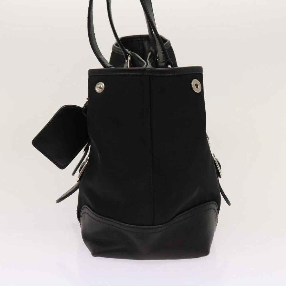 Black Fabric Prada Handbag