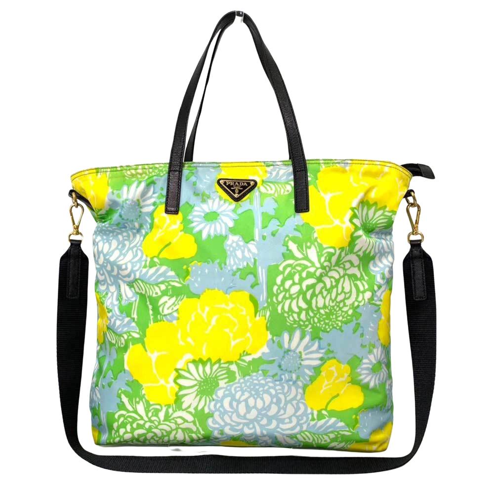 Multicolor Nylon Prada Tote