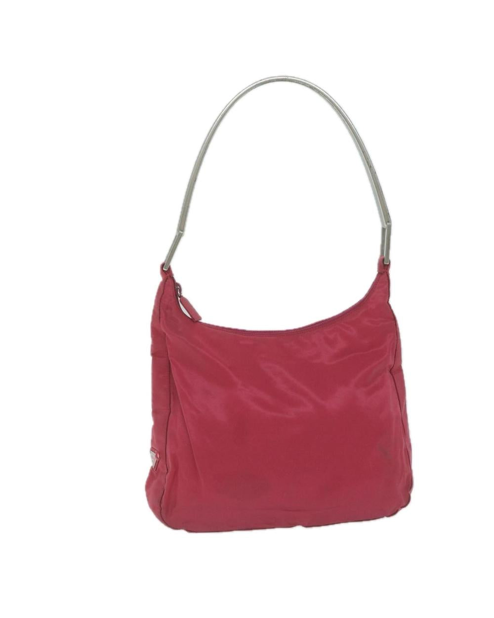 Pink Nylon Prada Shoulder Bag